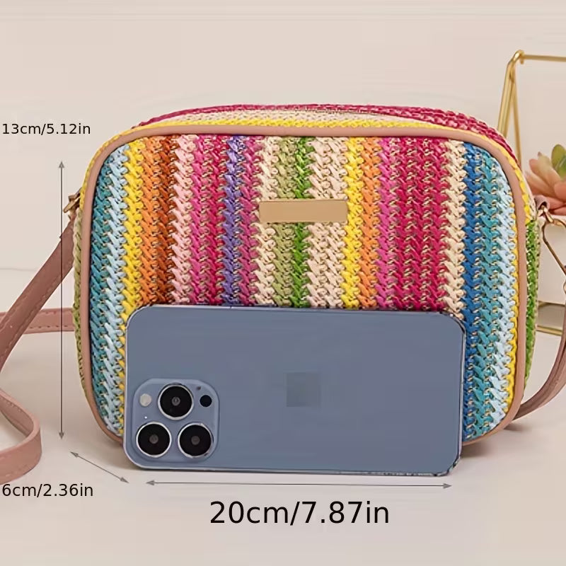 Woven Crossbody Bag