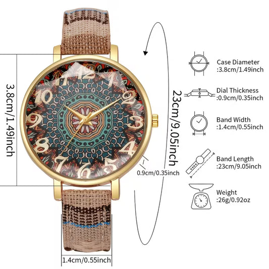 Watch and bracelet combo